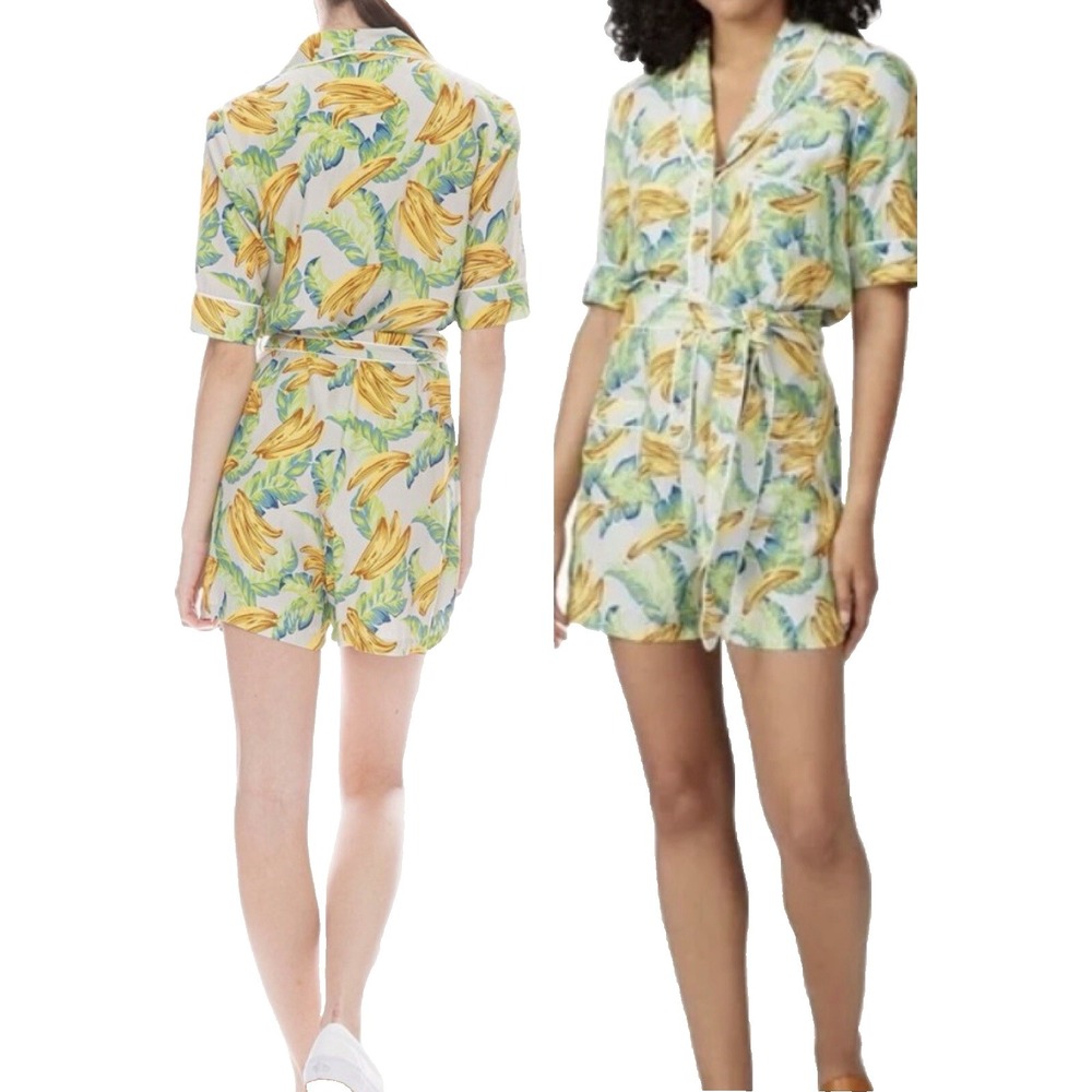 Le Superbe Beatnik Romper Bananas Size 10 Pockets (no belt) Shorts Banana